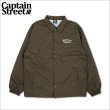 画像1: 【送料無料】CAPTAIN STREET FO コーチJKT BROWN キャプテンストリート (1)