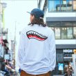 画像12: CAPTAIN STREET Shark Mouth L/S Tシャツ WHITE キャプテンストリート (12)