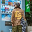 画像11: CAPTAIN STREET Old CS L/S Tシャツ CAMEL キャプテンストリート (11)