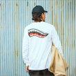 画像13: CAPTAIN STREET Shark Mouth L/S Tシャツ WHITE キャプテンストリート (13)