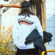 画像15: CAPTAIN STREET Shark Mouth L/S Tシャツ WHITE キャプテンストリート (15)