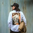 画像12: CAPTAIN STREET Skull CTK L/S Tシャツ WHITE キャプテンストリート (12)