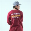 画像8: CAPTAIN STREET GS L/S Tシャツ BURGUNDY キャプテンストリート (8)