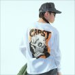 画像9: CAPTAIN STREET Skull CTK L/S Tシャツ WHITE キャプテンストリート (9)