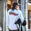 画像10: CAPTAIN STREET Shark Mouth L/S Tシャツ WHITE キャプテンストリート (10)