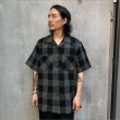 画像2: 【送料無料】BLUCO ブルコ BUFFALO CHECK WORK SHIRT S/S MOSS GREEN (2)