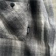 画像5: 【送料無料】BLUCO ブルコ OMBRE CHECK FLANNEL SHIRTS BLACK (5)