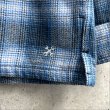 画像4: 【送料無料】BLUCO ブルコ OMBRE CHECK FLANNEL SHIRTS BLUE (4)