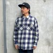 画像2: 【送料無料】BLUCO ブルコ BUFFALO CHECK FLANNEL SHIRTS NAVY (2)