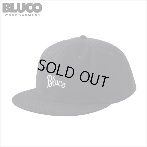 画像1: BLUCO ブルコ 6PANEL CAP -SCRIPT- BLACK (1)