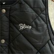 画像3: 【送料無料】BLUCO ブルコ RIB COLLAR QUILTING VEST BLACK (3)