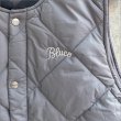 画像3: 【送料無料】BLUCO ブルコ RIB COLLAR QUILTING VEST GRAY (3)