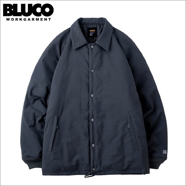 画像1: 【送料無料】BLUCO ブルコ T/C COACH JACKET -QUILTING LINING- CHARCOAL (1)