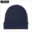 画像1: BLUCO ブルコ STANDARD BEANIE NAVY (1)