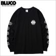 画像1: BLUCO ブルコ PRINT L/S TEE -Oil- BLACK (1)