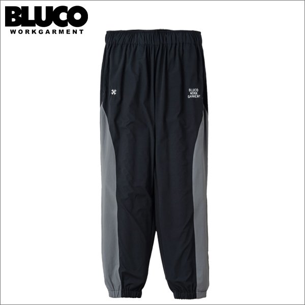 画像1: 【送料無料】BLUCO ブルコ STRETCH TRACK PANTS -COMBINATION- BLACK/GRAY (1)