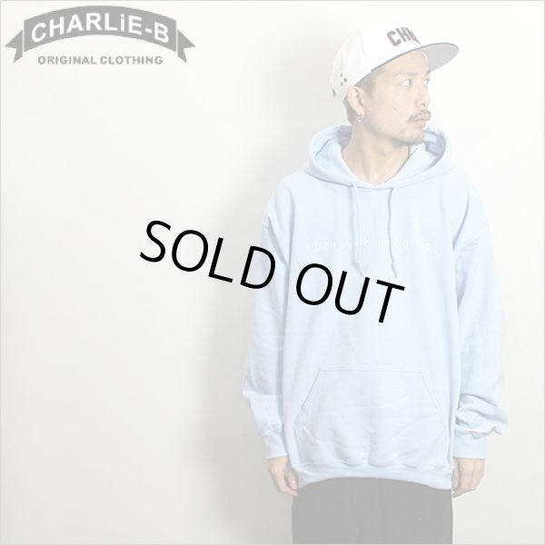 画像1: 【70％OFF】CharlieB チャーリービー EMB P/Oパーカー L.BLUE  (1)