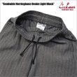 画像3: 【送料無料】COOKMAN クックマン Semiwide Chef パンツ Herringbone DENIM LIGHT BLACK (3)