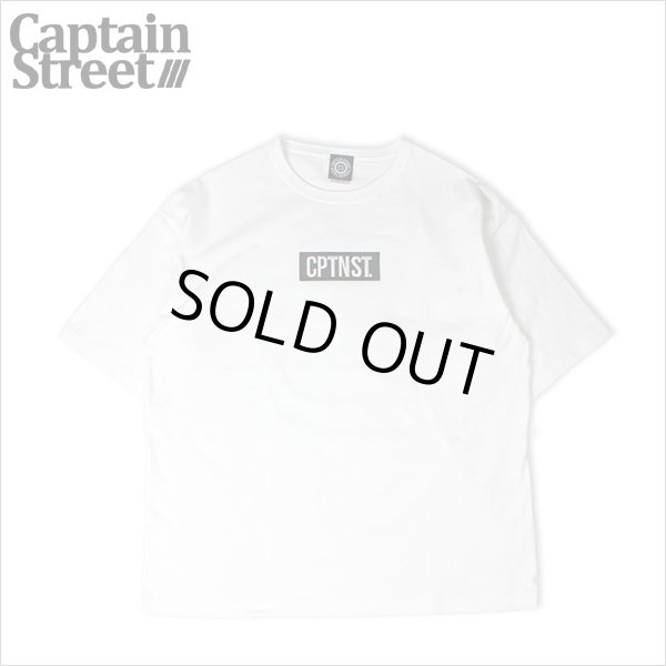 画像1: 【50%OFF】CAPTAIN STREET Box Logo BIG Tシャツ WHITE キャプテンストリート (1)