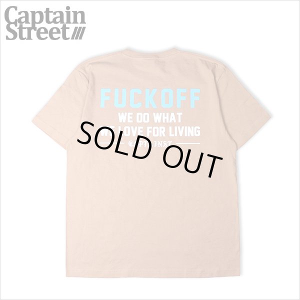 画像1: 【40％OFF】CAPTAIN STREET FO Tシャツ CORAL BEIGE キャプテンストリート (1)