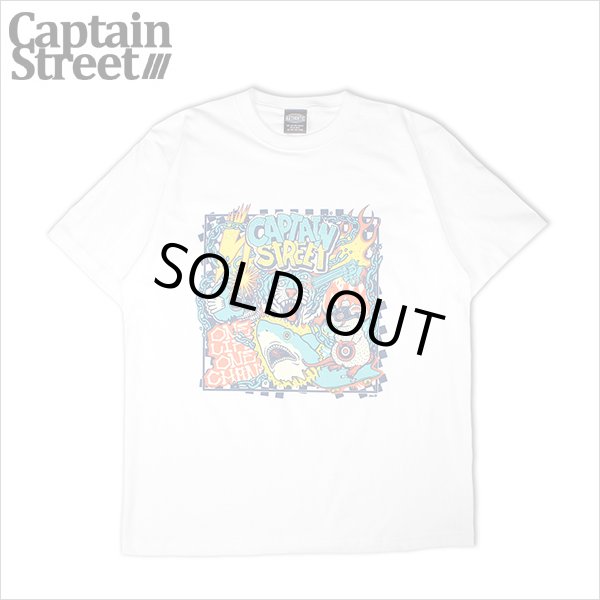 画像1: 【40％OFF】CAPTAIN STREET OZ Tシャツ WHITE キャプテンストリート (1)