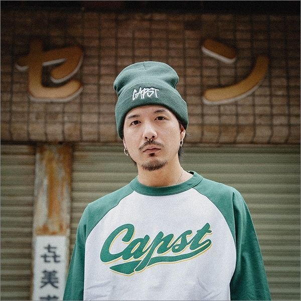 CAPTAIN STREET CAPST Logo ニットキャップ GREEN キャプテンストリート