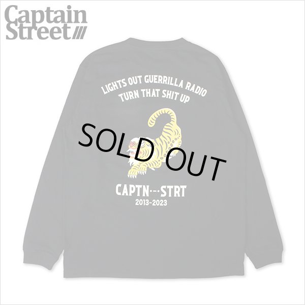 画像1: CAPTAIN STREET VT L/S Tシャツ BLACK キャプテンストリート (1)