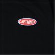 画像5: 【送料無料】CAPTAIN STREET Oval Logo スウェットTシャツ BLACK キャプテンストリート (5)