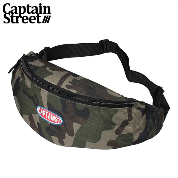 画像1: CAPTAIN STREET Oval Logo BodyBag CAMO キャプテンストリート (1)