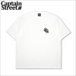 画像1: CAPTAIN STREET Classic CS ヘヴィーウェイトBIG Tシャツ WHITE キャプテンストリート (1)