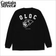 画像1: CAPTAIN STREET Bark L/S Tシャツ BLACK キャプテンストリート (1)