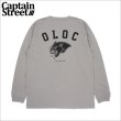 画像1: CAPTAIN STREET Bark L/S Tシャツ L.GRAY キャプテンストリート (1)