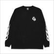 画像2: CAPTAIN STREET Old CS L/S Tシャツ BLACK キャプテンストリート (2)