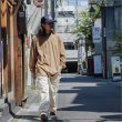 画像4: CAPTAIN STREET Old CS L/S Tシャツ CAMEL キャプテンストリート (4)