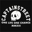 画像5: 【送料無料】CAPTAIN STREET Skull Head P/Oパーカー BLACK キャプテンストリート (5)