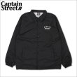 画像1: 【送料無料】CAPTAIN STREET FO コーチJKT BLACK キャプテンストリート (1)