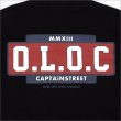 画像6: 【送料無料】CAPTAIN STREET SUP クルーネックスウェット BLACK キャプテンストリート (6)