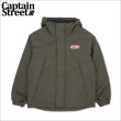 画像1: 【送料無料】CAPTAIN STREET Oval Logo JKT OLIVE キャプテンストリート (1)