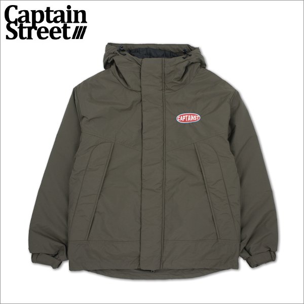 画像1: 【送料無料】CAPTAIN STREET Oval Logo JKT OLIVE キャプテンストリート (1)