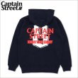 画像1: 【送料無料】CAPTAIN STREET KYE P/Oパーカー NAVY キャプテンストリート (1)