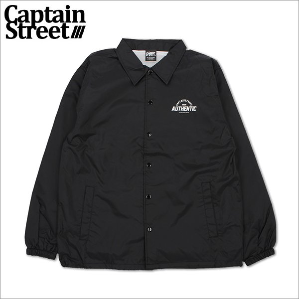 画像1: 【送料無料】CAPTAIN STREET AUTHENTIC コーチJKT BLACK キャプテンストリート (1)