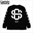 画像1: CAPTAIN STREET eighty L/S Tシャツ BLACK キャプテンストリート (1)