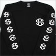 画像6: CAPTAIN STREET eighty L/S Tシャツ BLACK キャプテンストリート (6)