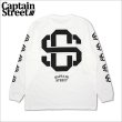 画像1: CAPTAIN STREET eighty L/S Tシャツ WHITE キャプテンストリート (1)