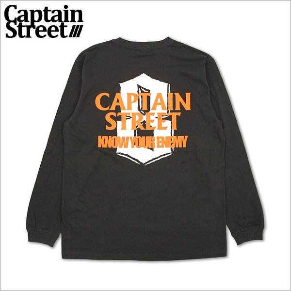 画像1: CAPTAIN STREET KYE L/S Tシャツ SUMI キャプテンストリート (1)