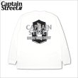 画像1: CAPTAIN STREET KYE L/S Tシャツ WHITE キャプテンストリート (1)