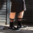 画像2: CAPTAIN STREET eighty SOCKS BLACK キャプテンストリート (2)