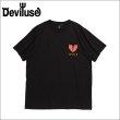 画像1: Deviluse デビルユース Heartaches Tシャツ BLACK (1)