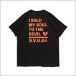 画像2: Deviluse デビルユース Heartaches Tシャツ BLACK (2)