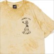 画像4: Deviluse デビルユース Born to Be Free Tシャツ YELLOW TIEDYE (4)